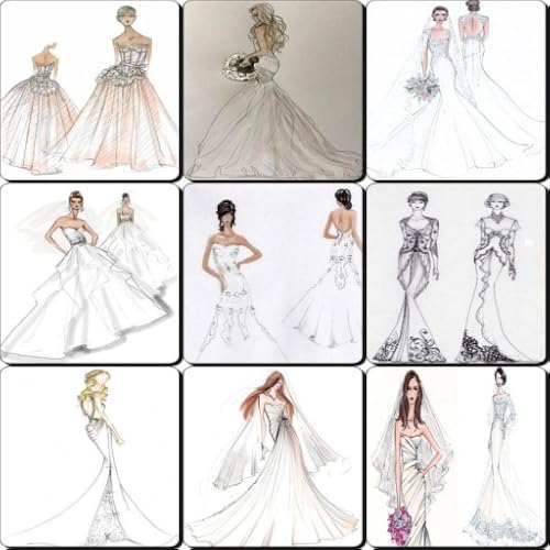 Wedding Dress Sketches Designs 2017