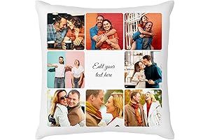 Personalized Picture Pillow with Custom Text Photo Pillow Case