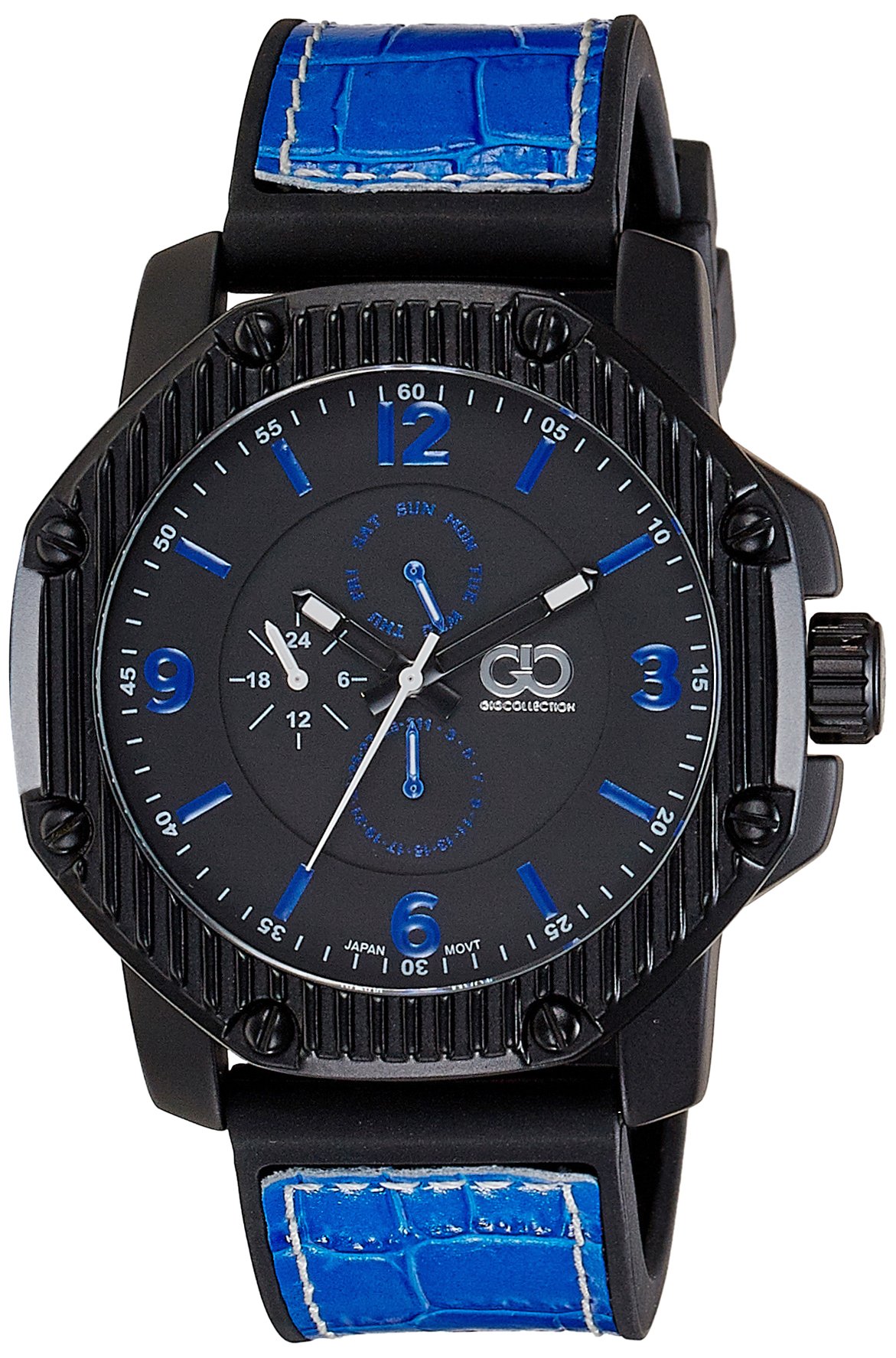 Gio Collection Analog Black Dial Mens Watch-GAD0031-B (B00FPJSI5K) Amazon Price History, Amazon Price Tracker