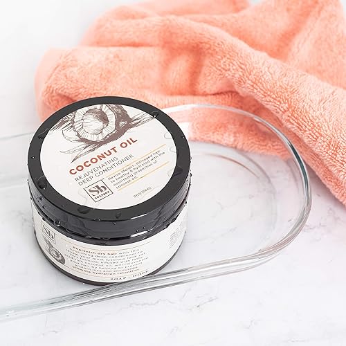 Miniatura 7 de Soapbox Acondicionador profundo, tratamiento de aceite de coco hidratante y rejuvenecedor para cabello natural, rizado, seco o dañado,