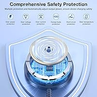 Vista 3 de Cargador inalámbrico magnético para iPhone: cargador seguro Mag almohadilla de carga rápida compatible con iPhone 15 14 13 12 Pro Max Plus y Airpods