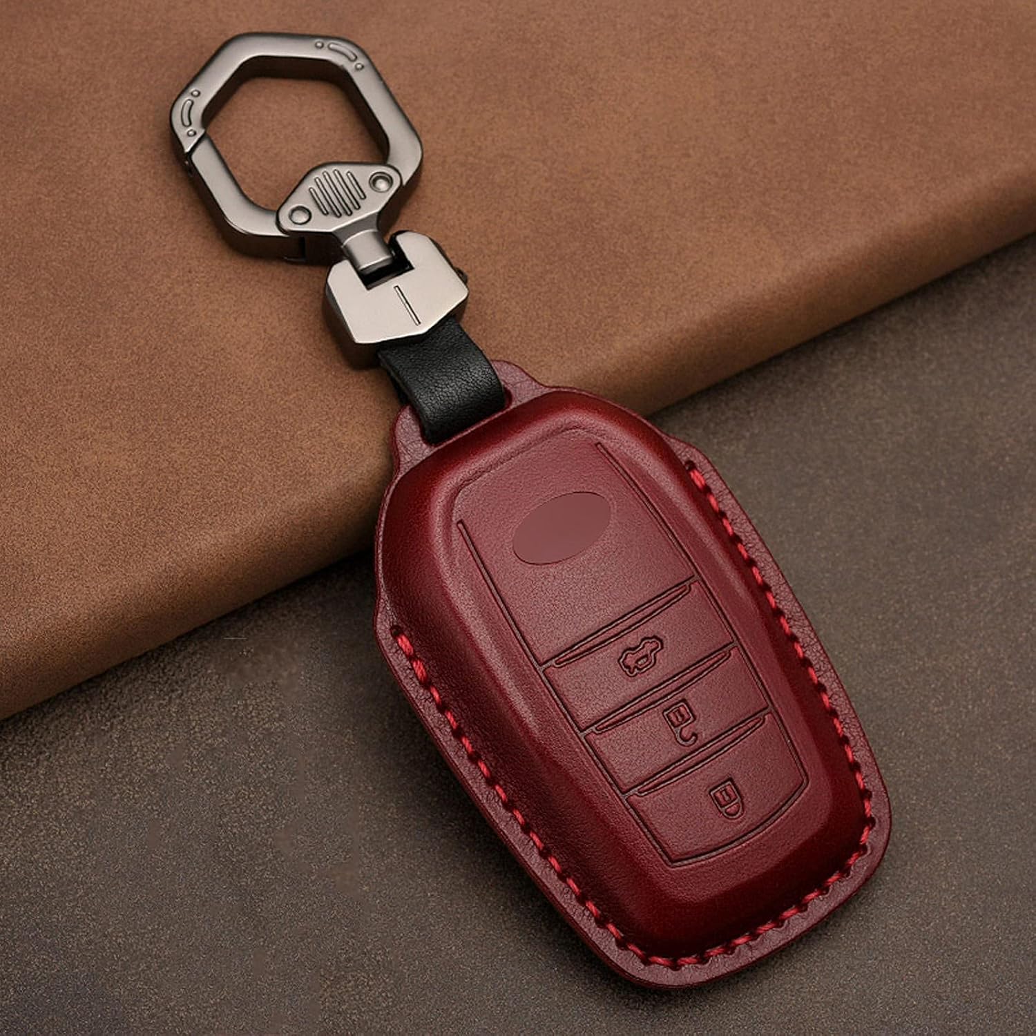 車のリモコンのキーカバー レビューを書けば送料当店負担 カーキーフォブカバースマートレザーキーケース トヨタc Hrプラドカムリアバロンプリウスカローラrav4に適合 カーキーシェルabsスマートカーキーフォブ