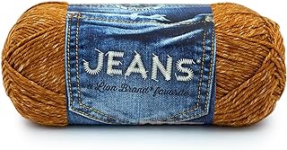 Lion Brand Soft Jeans Yarn in 'Top Stitch': Versatile and Durable for Knitting & Crocheting