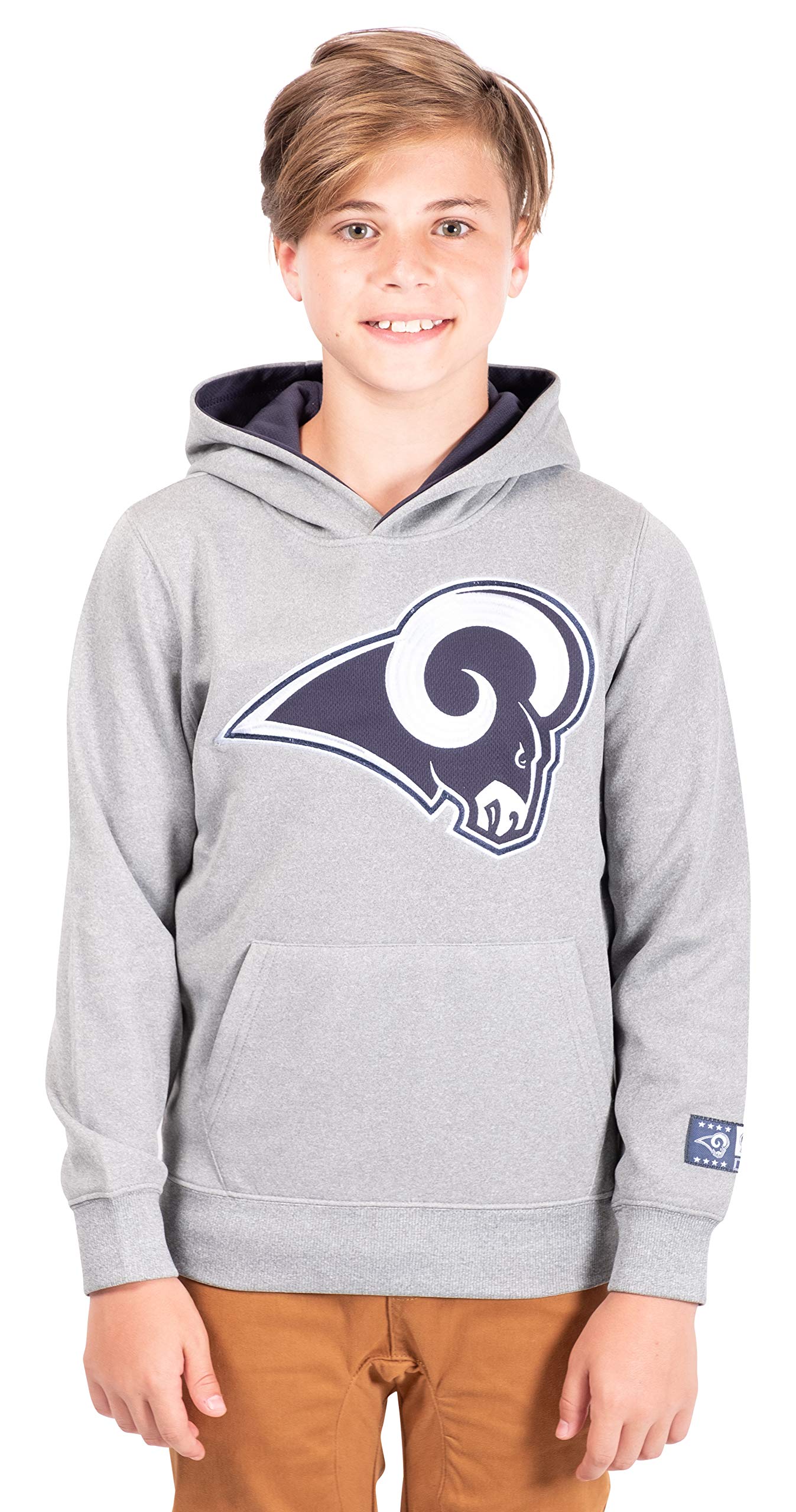 Ultra Game NFL boys Nfl Official Super Soft Premium Pullover Hoodie Sweatshirt-warm Polyester Blend