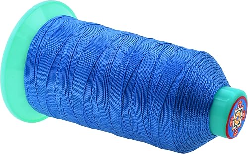 Miniatura 702 de Mandala Crafts Hilos de coser resistentes de nailon consolidado, hilo para tejer jeans de cuero, hilos de tapicería marina al aire libre, Beige