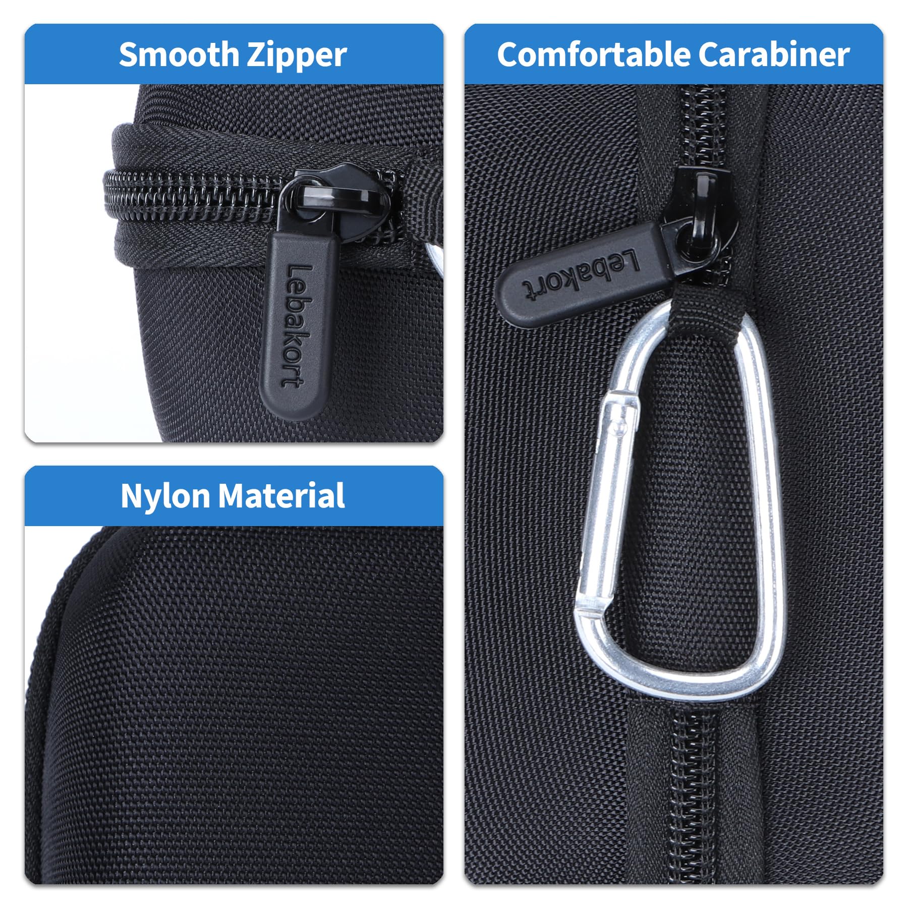 Lebakort Duro Caja Estuche Funda para Zoom H1 XLR Grabadora práctica
