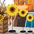 Maitys 3 PC Mesa de Primavera Decoración Verano Girasol Mesa de Madera Señal de Primavera Mantequilla Independiente Mesa para el Hogar Cocina Rústica Centerpiece Standing Tiered Tray Shelf Decoraciones(Classic Sunflower)