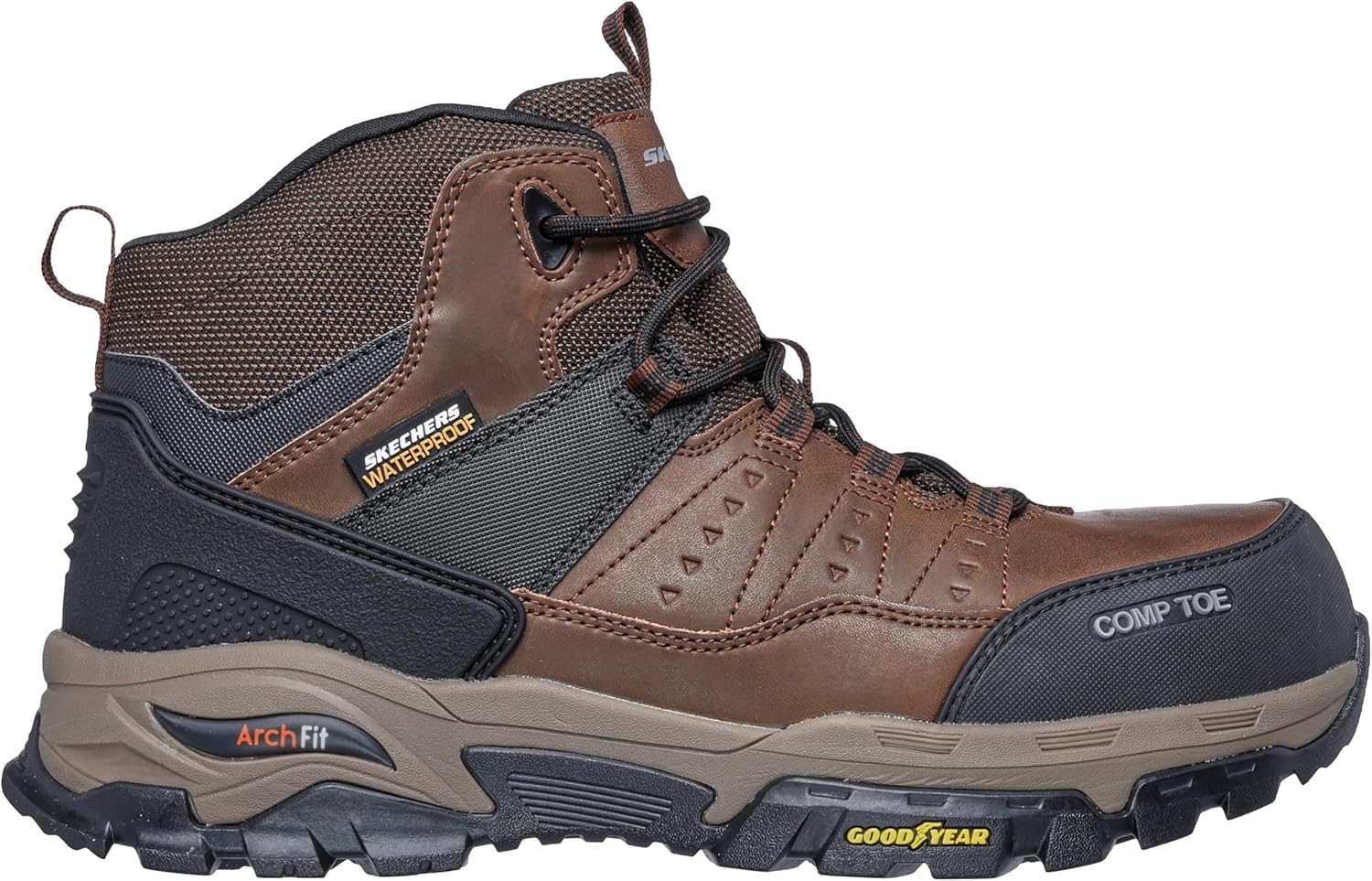 Skechers mens Arch Fit Tarver Composite Toe - Image 3