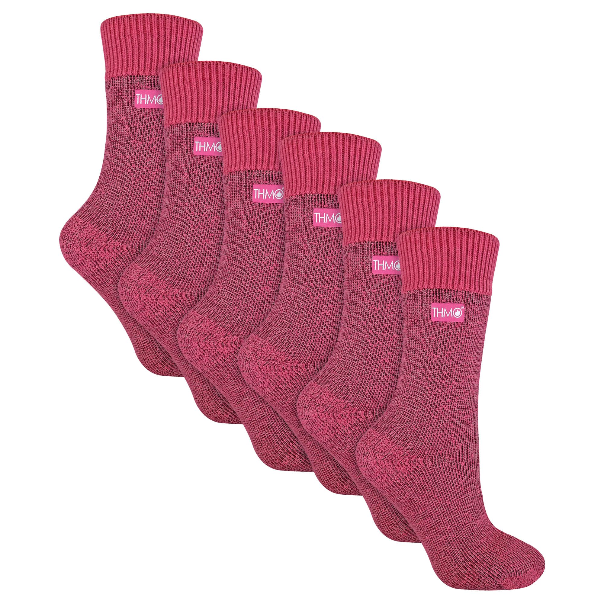 THMO - Pack De 6 Pares De Calcetines Térmicos Para Mujer, Suaves Y Transpirables