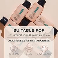 Vista 6 de Erno Laszlo Shake-It - Tratamiento para el cuidado de la piel, tinte facial medio para tez más cálida, hermoso tono de piel, controla el aceite