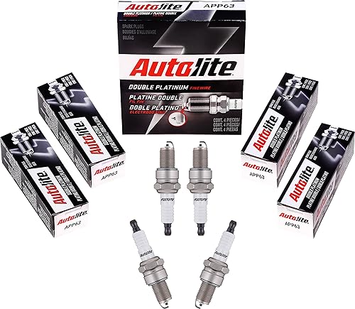 Autolite APP63 Bujía de doble platino, paquete de 1