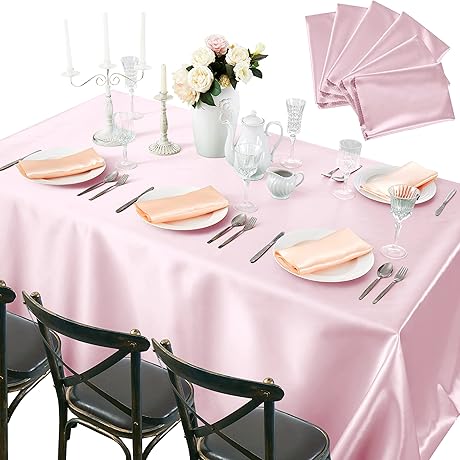 Elevate Your Dining Experience with Our Silky Tablecloth