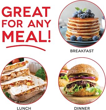 DASH Everyday Nonstick Electric Griddle for Pancakes, Burgers, Quesadillas, Eggs & other on the go Breakfast, Lunch & Snacks with Drip Tray + Included Recipe Book, 20in, 1500-Watt - Aqua