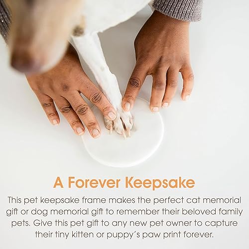 Miniatura 35 de Fotografía de recuerdo Pearhead con la huella de tu perro o gato , Espresso