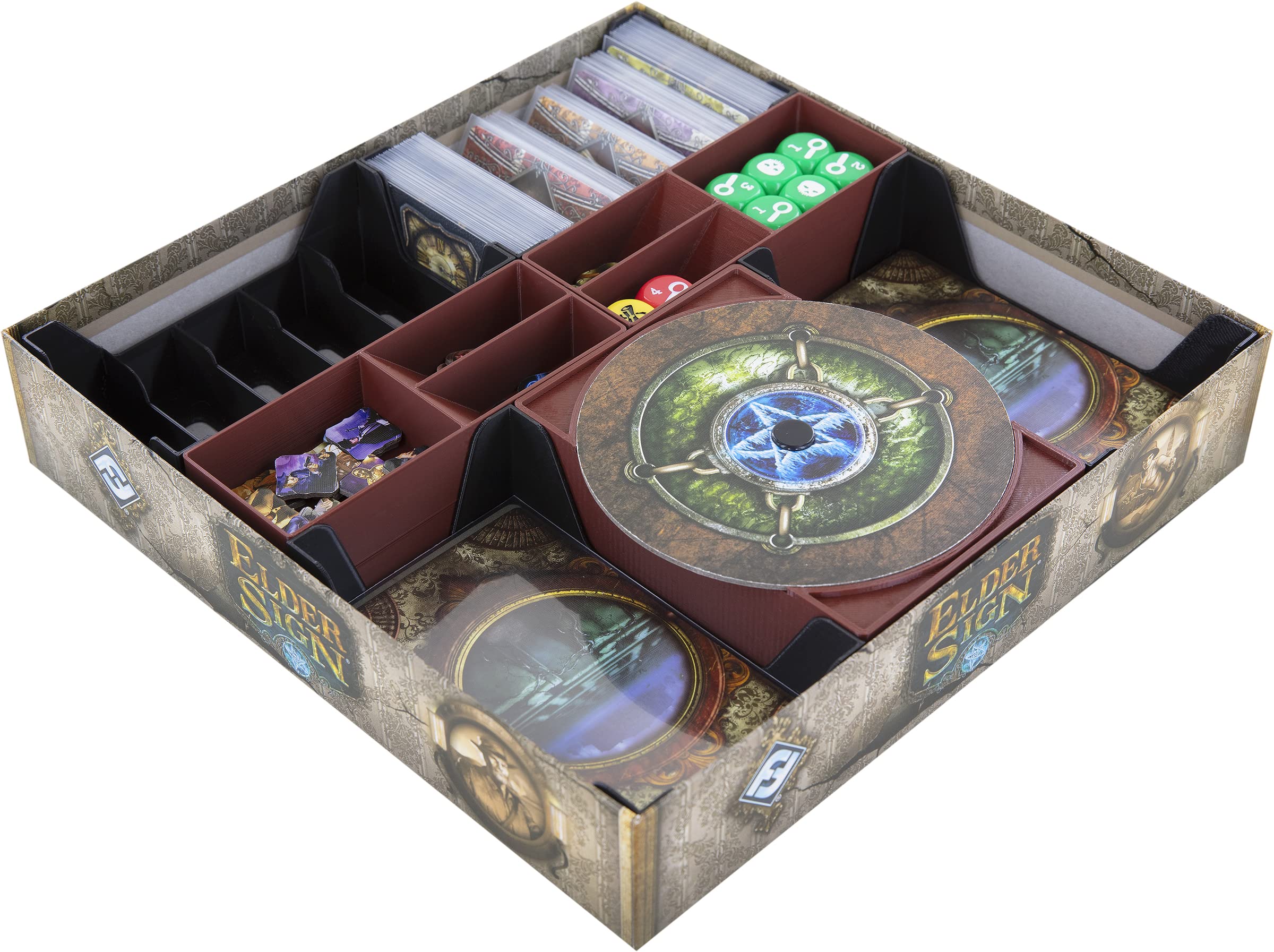 Feldherr Organizer compatible with The Elder Sign - Revised Edition core game box