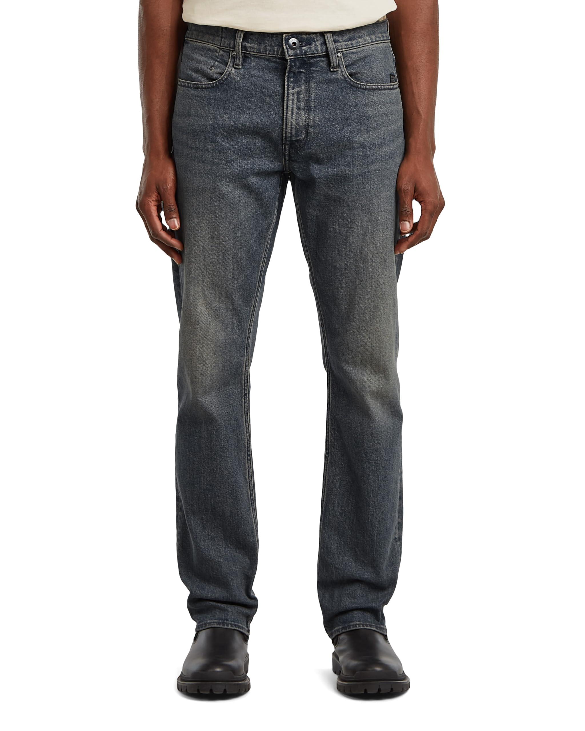 G-Star Men's Mosa Straight Jeans, Blue (antic sand blast D23692-D775-G803), 34W / 32L
