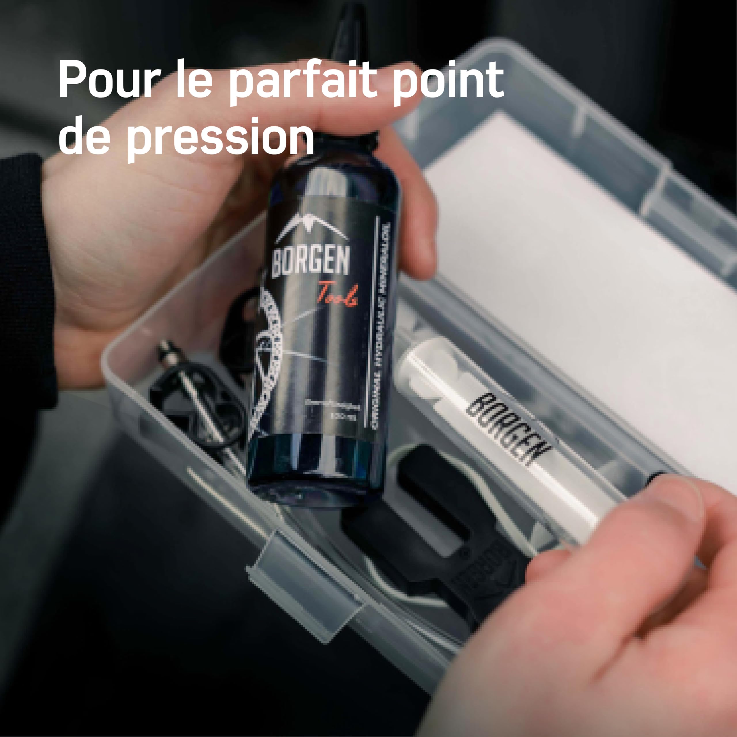 Borgen Kit de purge convient pour Magura freins à disque hydrauliques I Kit d'entretien des freins de vélo I Kit de purge avec instructions détaillées pour une purge parfaite du frein de vélo