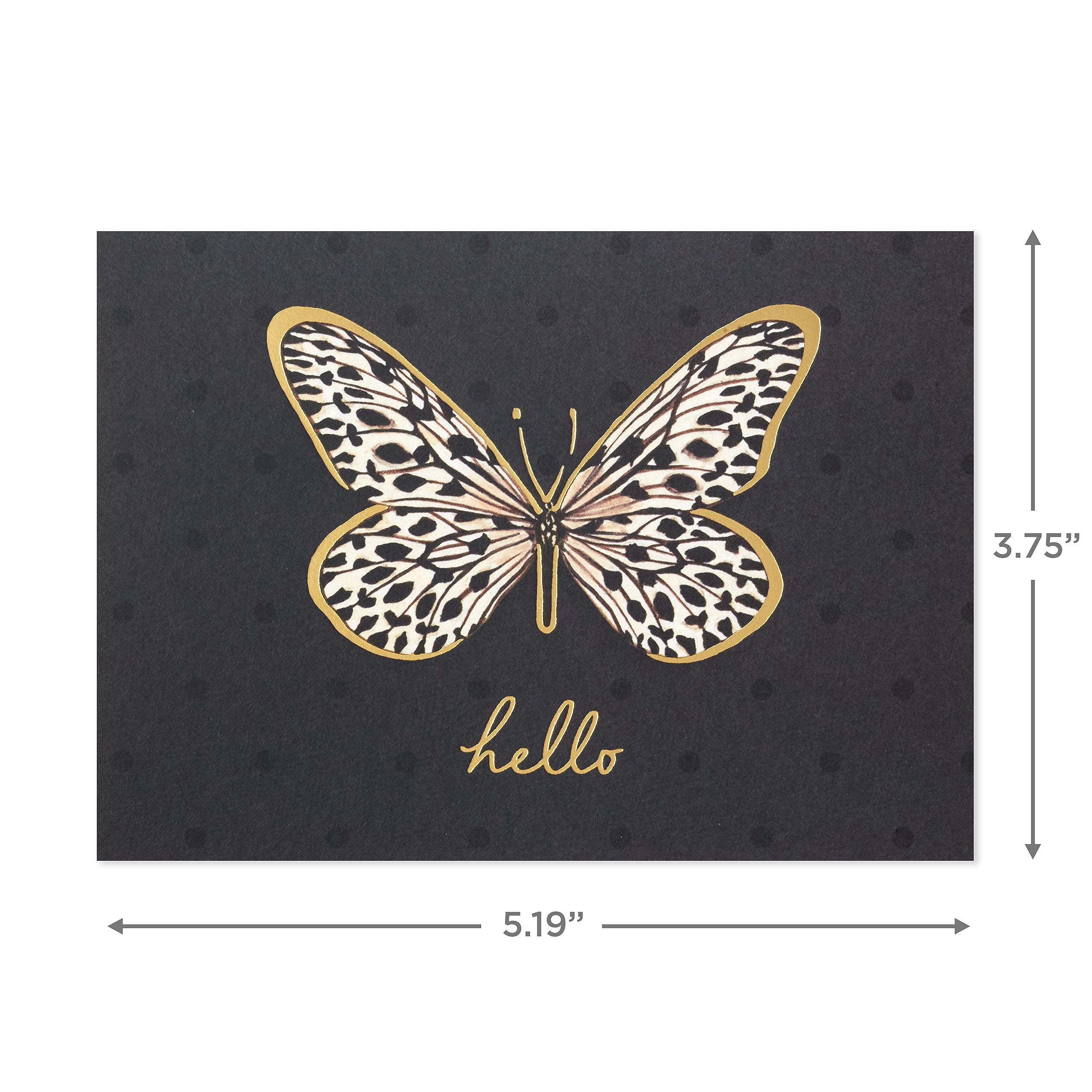 Hallmark Assortiment De Notes De Remerciement Vintage (48 Cartes Vierges Avec Enveloppes) Papillon, Fleurs, Nichoir