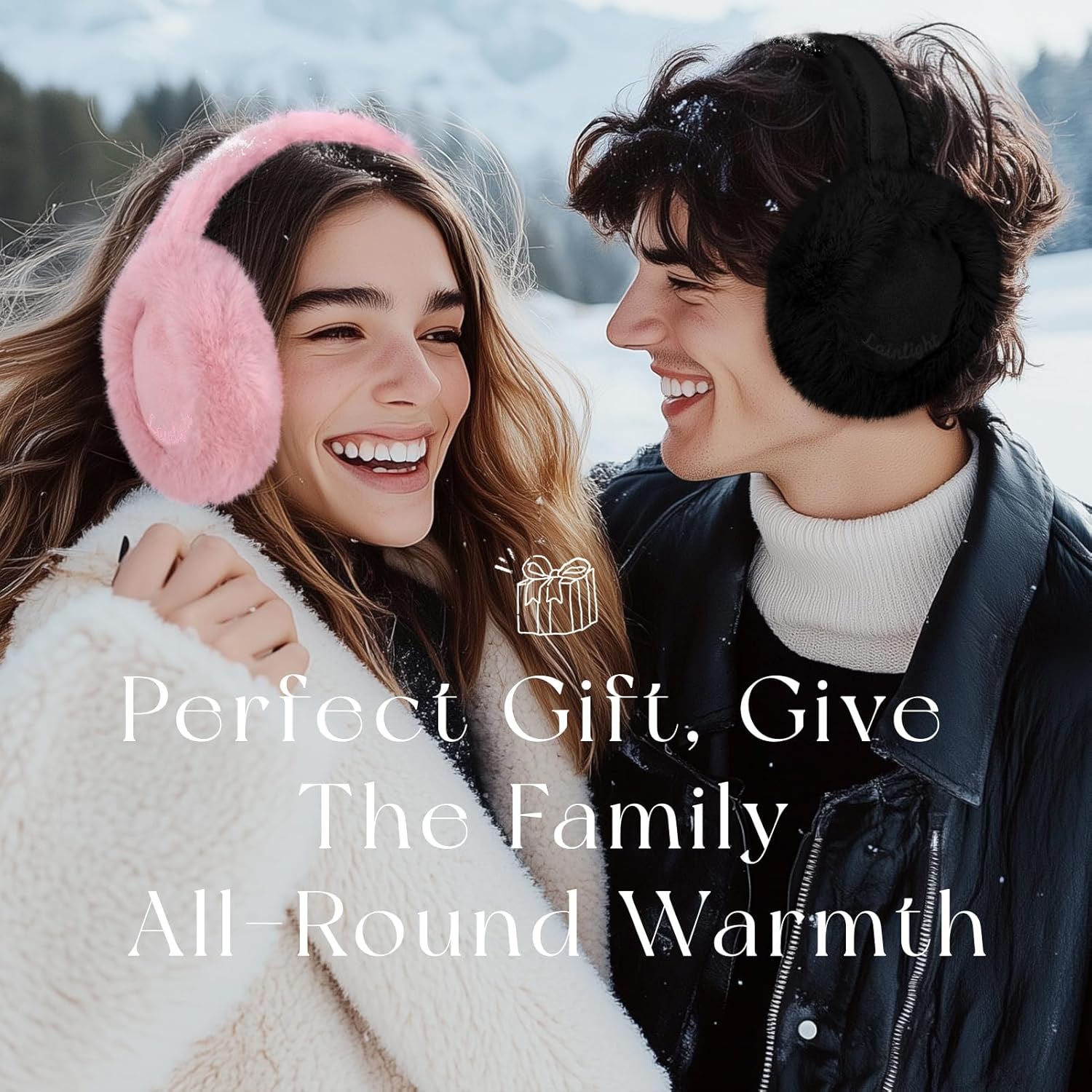 Ear Muffs for Winter Women Faux Fur Warm Earmuffs Foldable Cute Fuzzy Ear Warmers - Image 7