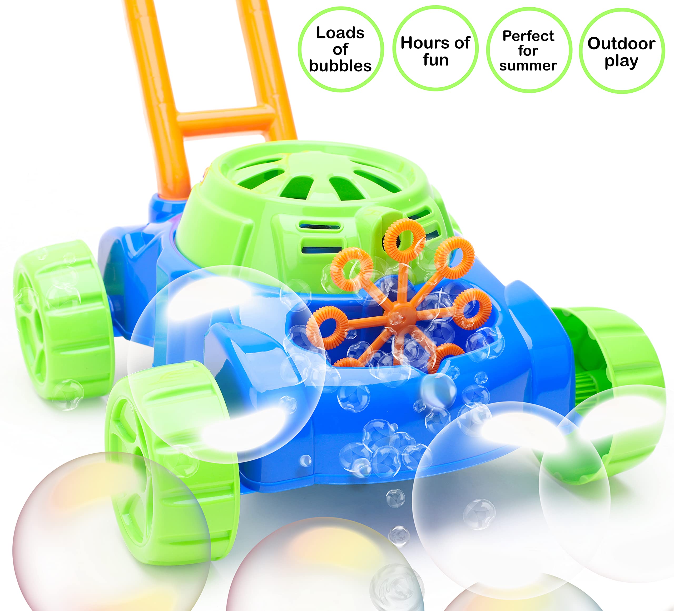 Máquina De Burbuja Toyland Cocomelon - Cortacésped De Bu Mqx