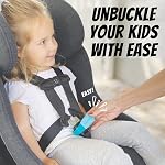 UnbuckleMe Car Seat Buckle Release Tool - As Seen on Shark Tank - Makes it Easy to Unbuckle a Child's Car Seat - Easy Tool for Parents, Grandparents & Older Children (1 Pack, Aqua)