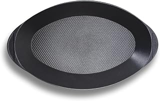CENTRO MARINI FERRAMAENTA 000093/42PR0 RISOLI' EXPLORA Pescera Oval 46 x 26,5 cm mit Aromaboden, Aluminiumguss