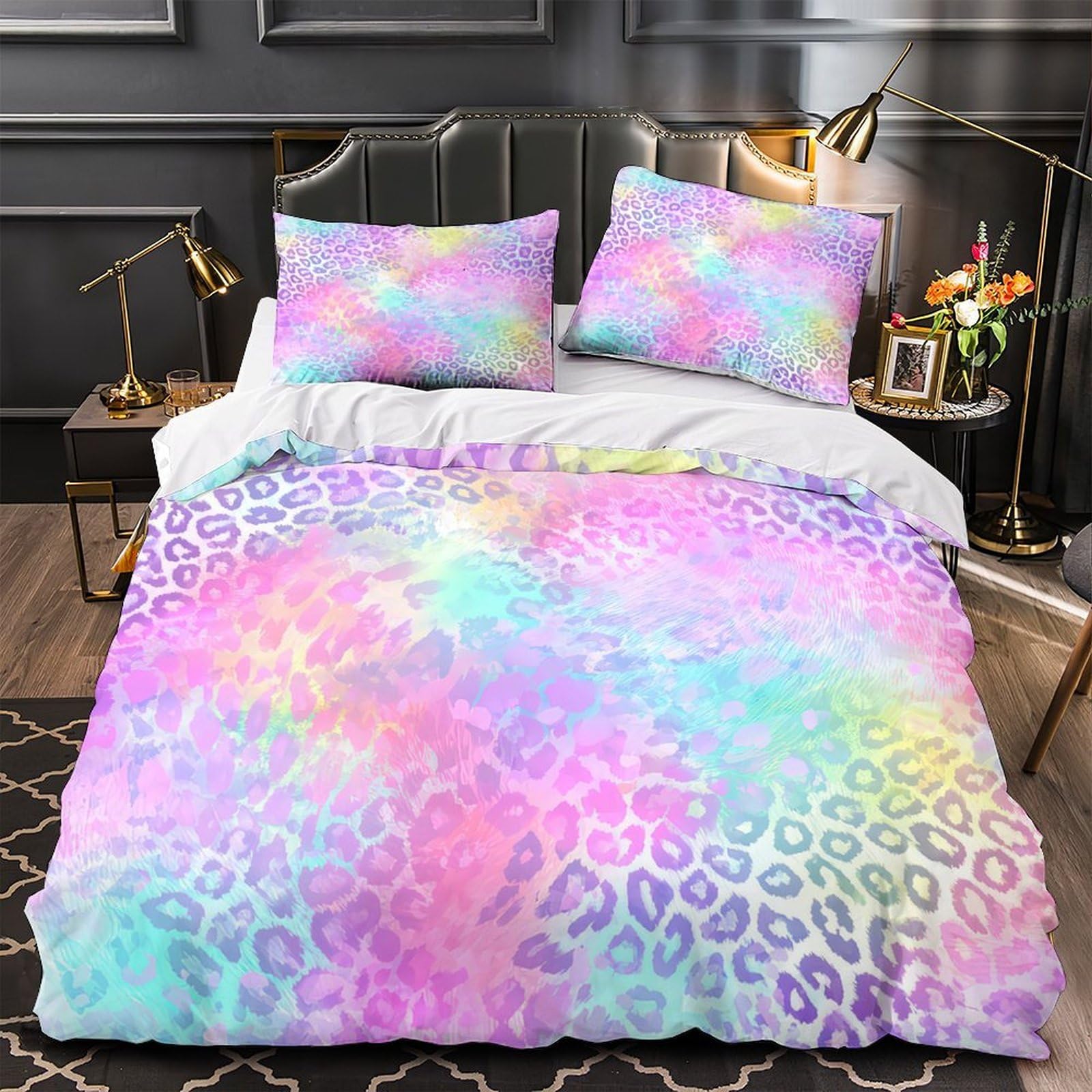 Parure de lit léopard 135x200 pour une chambre cosy unique