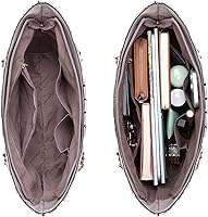 Vista 26 de Montana West Bolso de mano para mujer con asa superior con cadena Gris/Negro