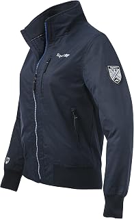 Equi-Theme/Equit'M Unisex 978188071 Microfaser Bomber Bomber Navy/Royal Blue and Grey Contrasts, One Size
