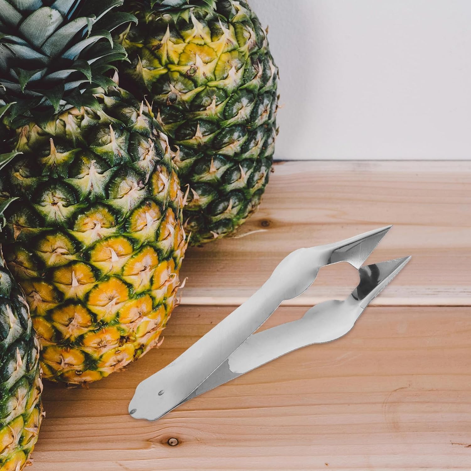 Stainless Steel Pineapple Peeler and Eye Remover Clip for Kitchen Use image 2