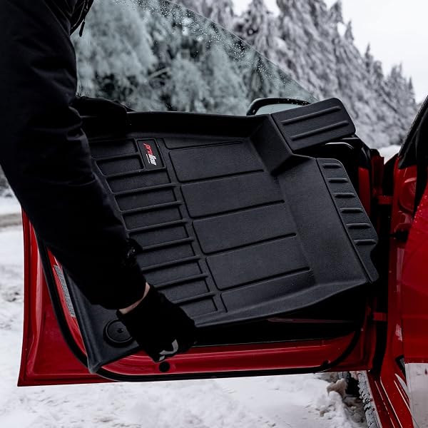 MOTOS BMW 1 Series F40 2019 Onwards Rubber Floor Mats and Boot Mat Set Improve Travel Comfort with 3D Car Anti-Slip Mat- All Weather Car Mats, Pro - 2
