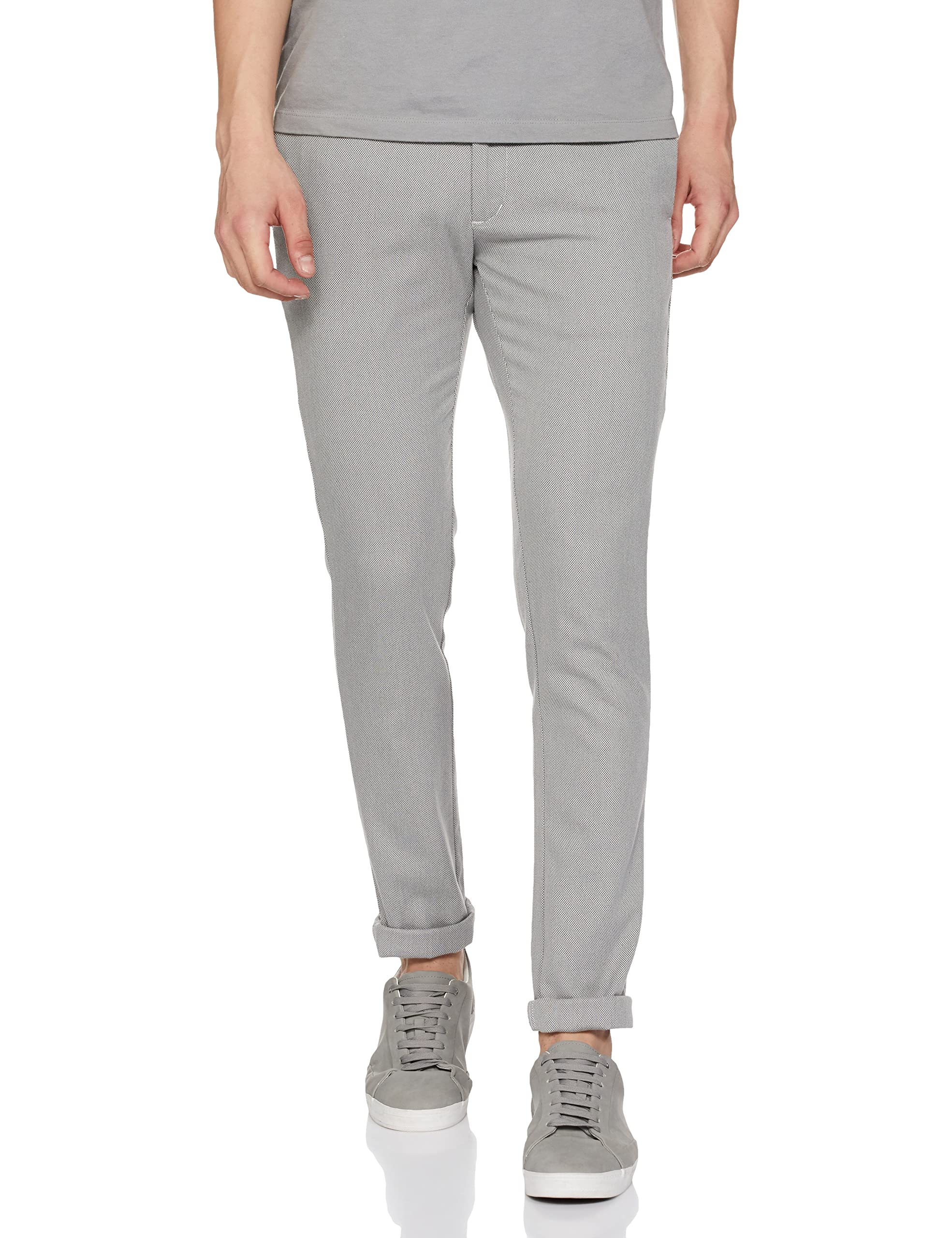 blackberrys Clean Front Super Slim FIT Yard Dyed Dobby Khaki