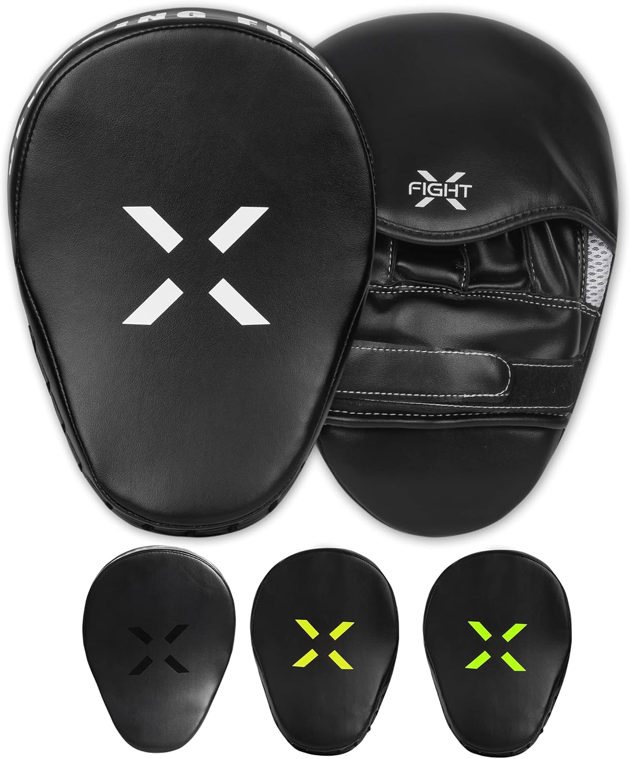 Punching Mitts for Boxing Leather Curved Punch Mitts Men & Women MMA Training Equipment Muay Thai Sparring Training Mitts MMA Hitting Pads Available Multiple Colors