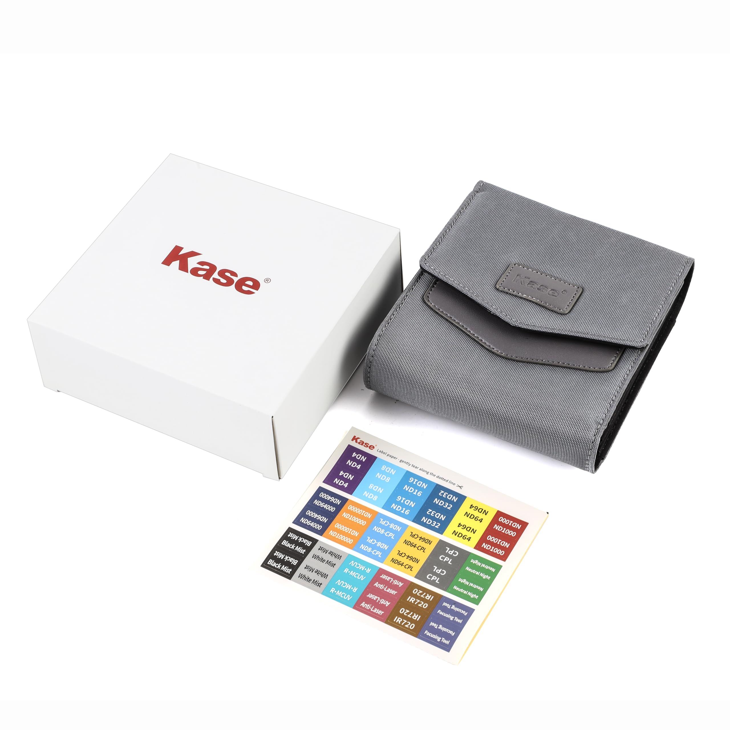Kase Revolution 82mm 7 Pocket Accordian Filter Wallet with Magnetic Closure & Tripod Leg Mount
