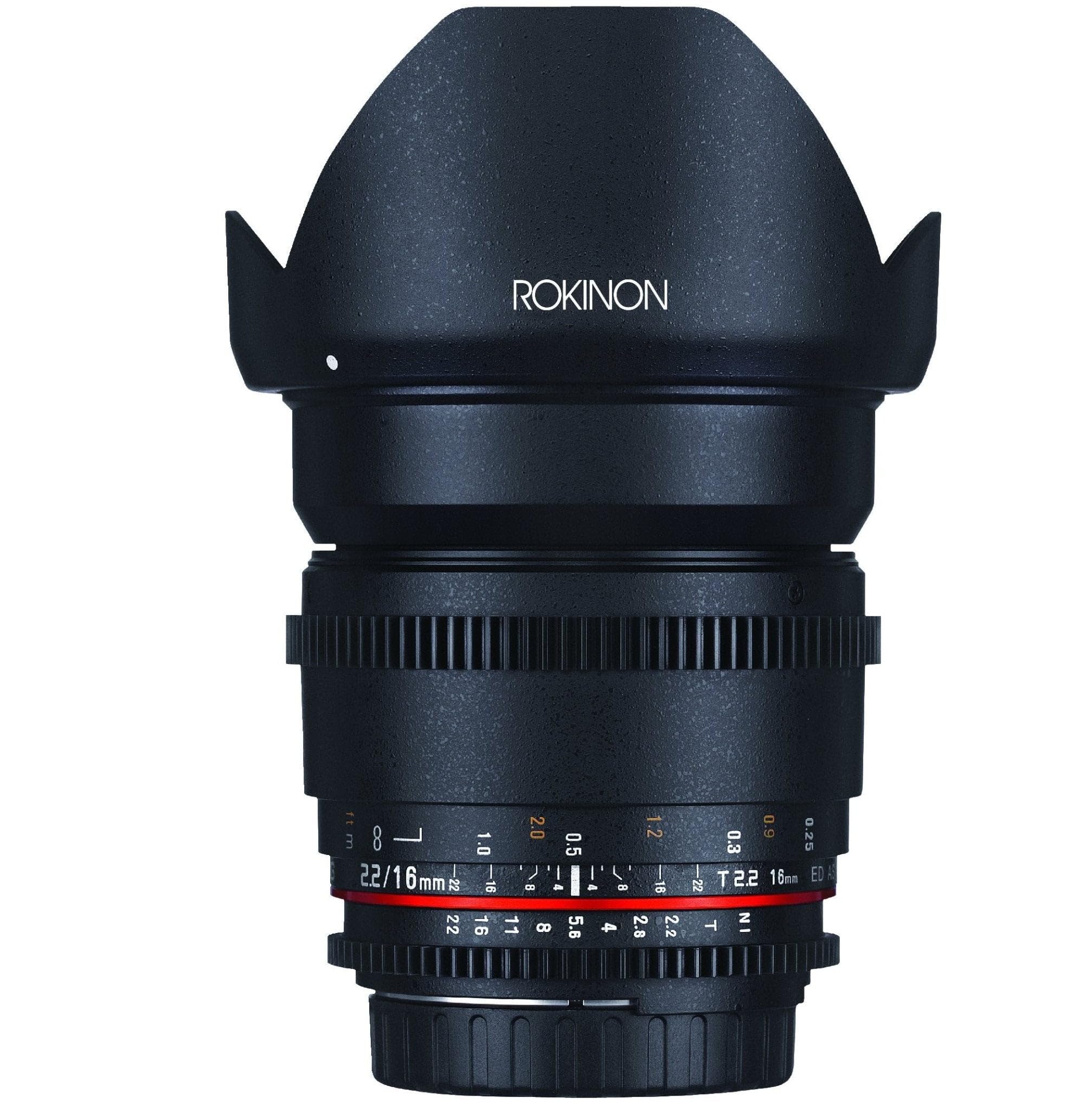 Rokinon DS16M-C 16 mm T2.2 Cine Wide Angle Lens for Canon EF-S Digital SLR