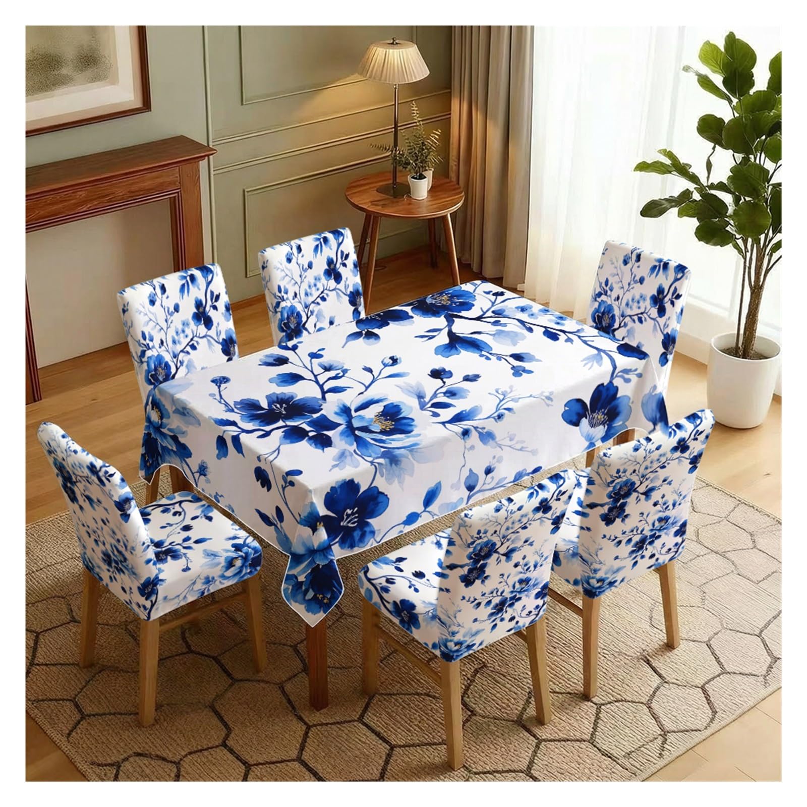 Housses de chaise extensibles et nappe : protégez votre table des taches