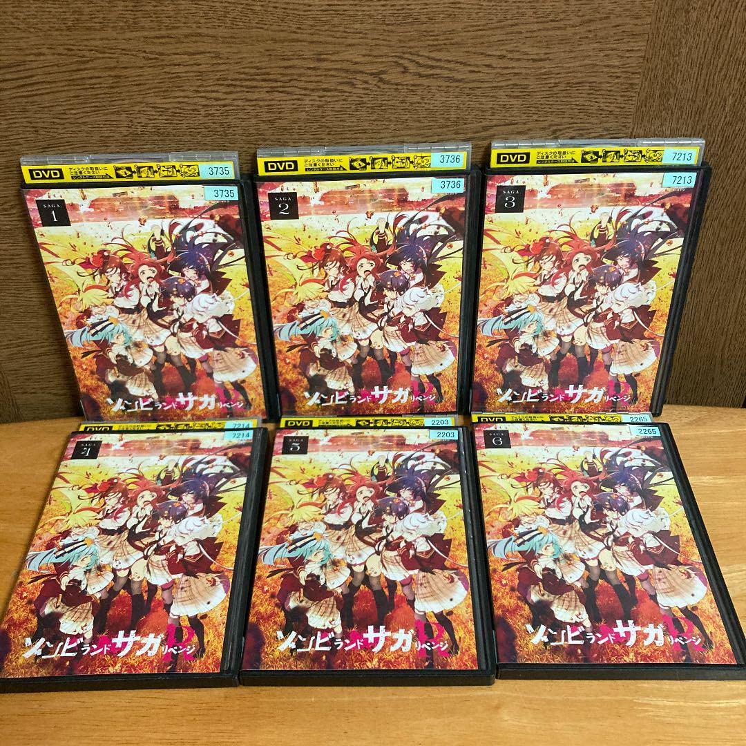 ゾンビランドサガ　リベンジ　Season２　レンタルＤＶＤ　全６巻セット ゾンビランドサガ リベンジ Season2 レンタルDVD 全6巻
