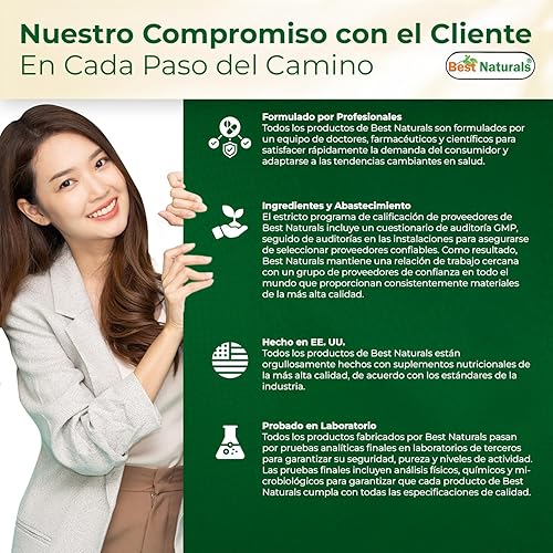 Miniatura 4 de Best Naturals Alpha Liopic Acid 600 mg 120 Count - ALA Alpha Lipoic Acid Powerful Antioxidant