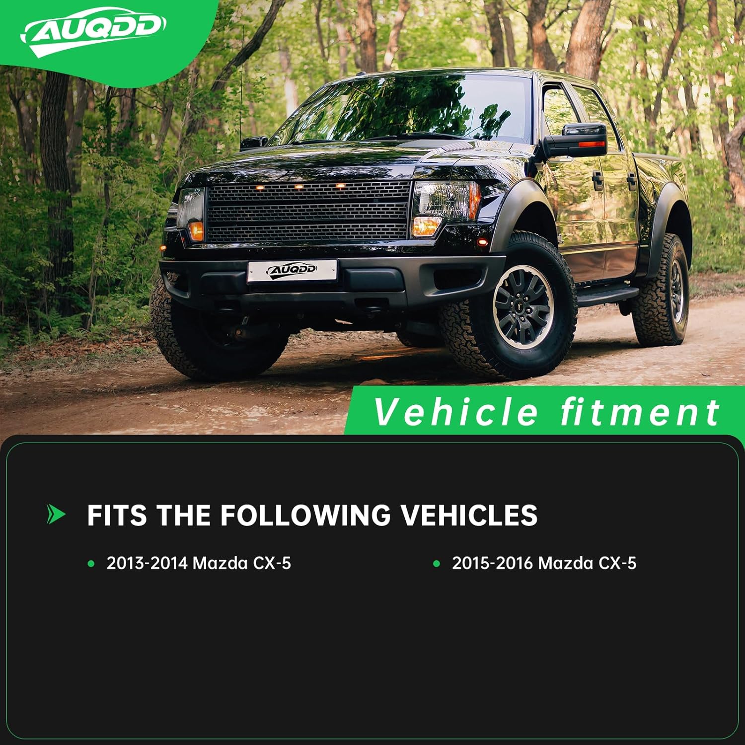 AUQDD 10Pc Front End Suspension Kit Fit For 2013-2016 Ma-zda CX-5, 2 Lower Control Arm w/Ball Joint 2 Sway Bar Link 4 Inner Outer Tie Rod End (# CMS761184 K80296 EV801073 ES801390)