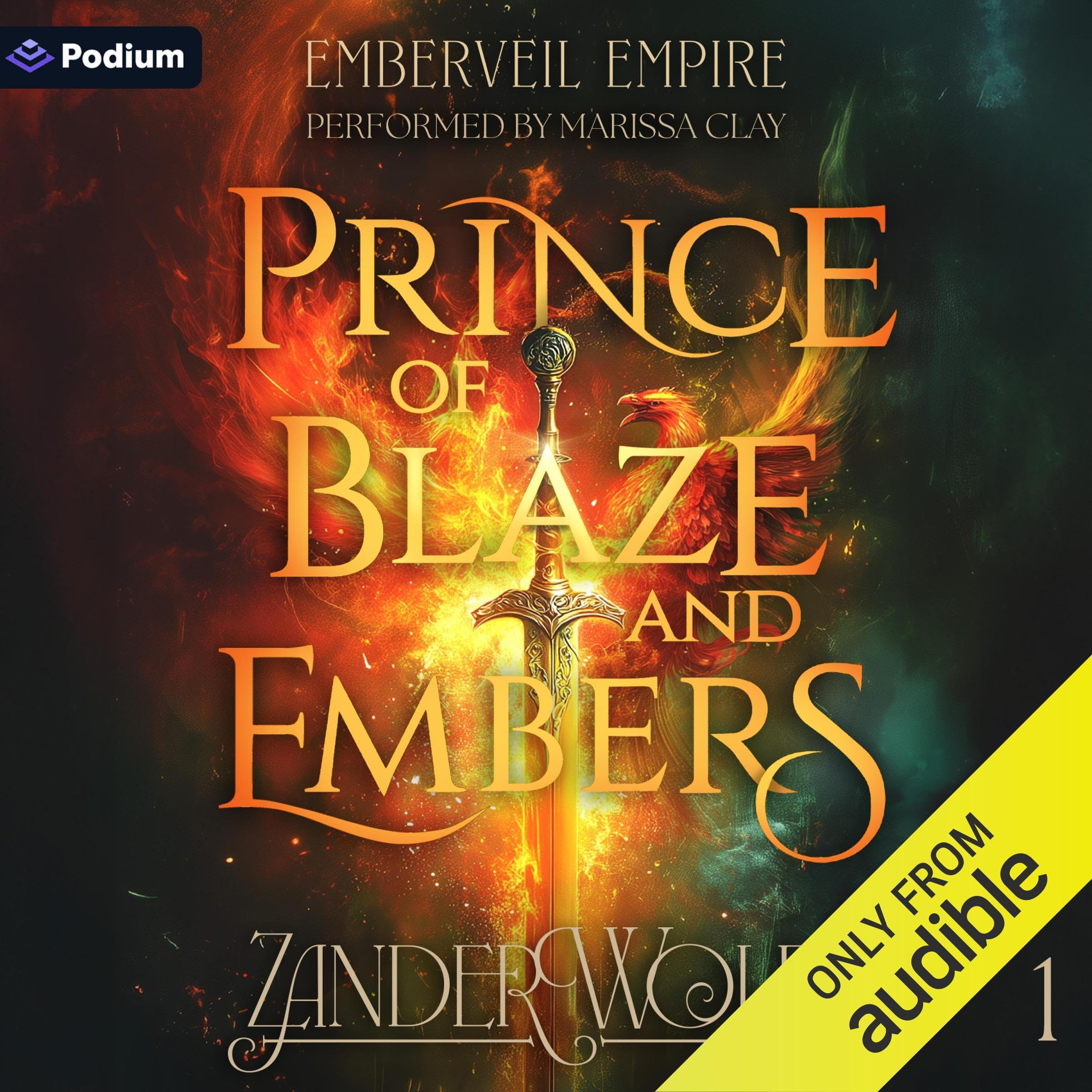 Cover art for Prince of Blaze and Embers