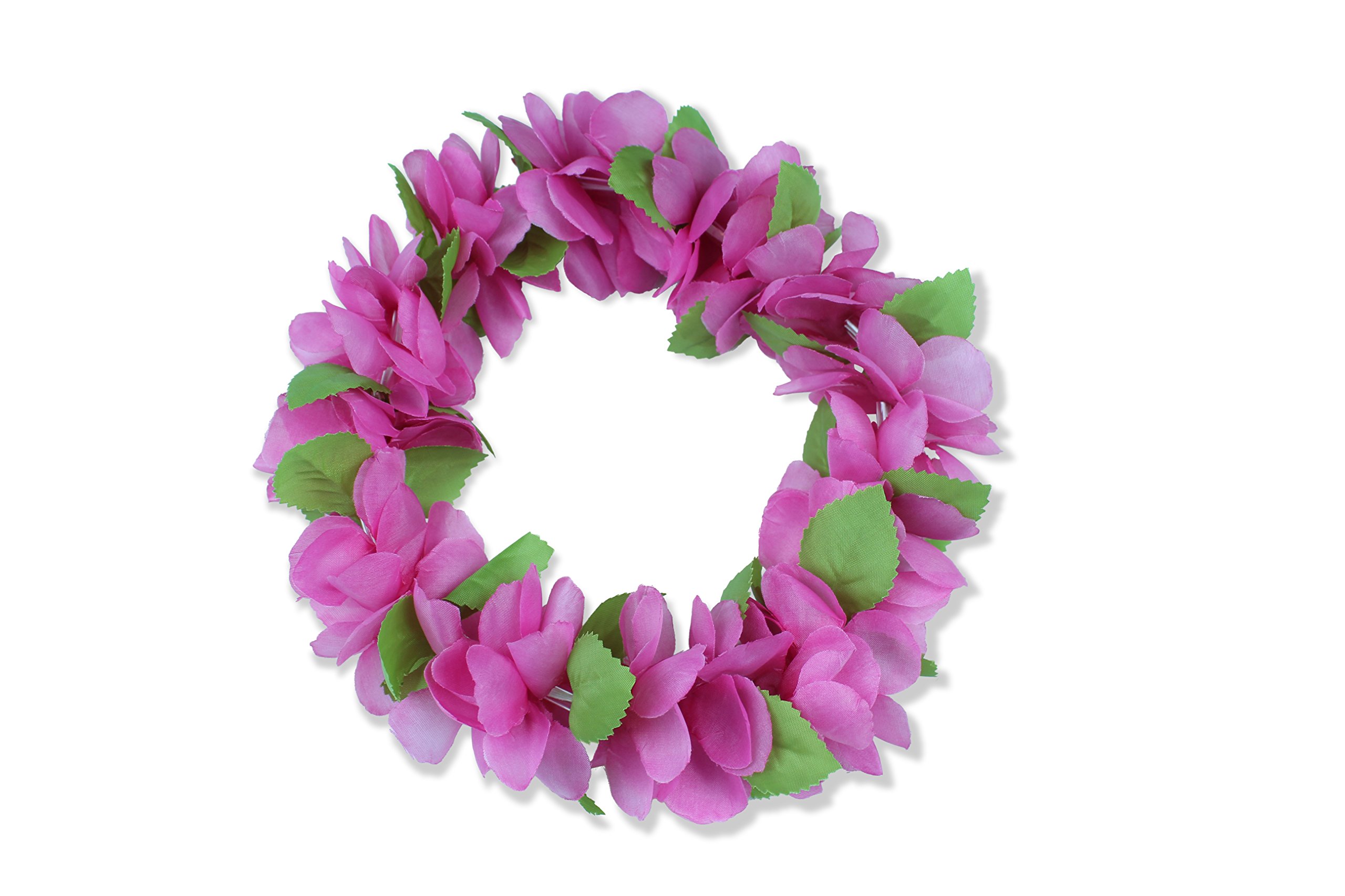 Hawaii Luau Party Artificial Fabric Royal Collection Haku Head Band Pink