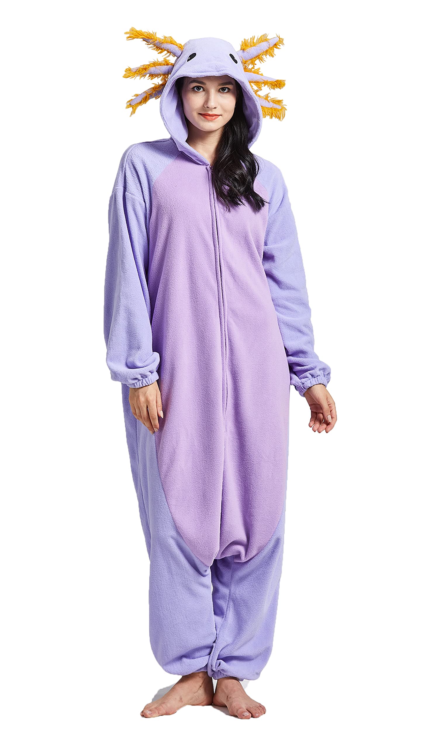 SAMGU Pigiama Animal Adult Unisex Carnevale Axolotl Cosplay Onesie Halloween Costumi Tuta Intero Loungewear Donna