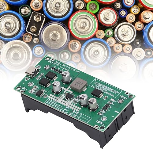 Miniatura 9 de Marhynchus Módulo de cargador de batería de litio 18650, 15 W 3 A de alta potencia UPS Módulo de carga de batería elevador (12 V)