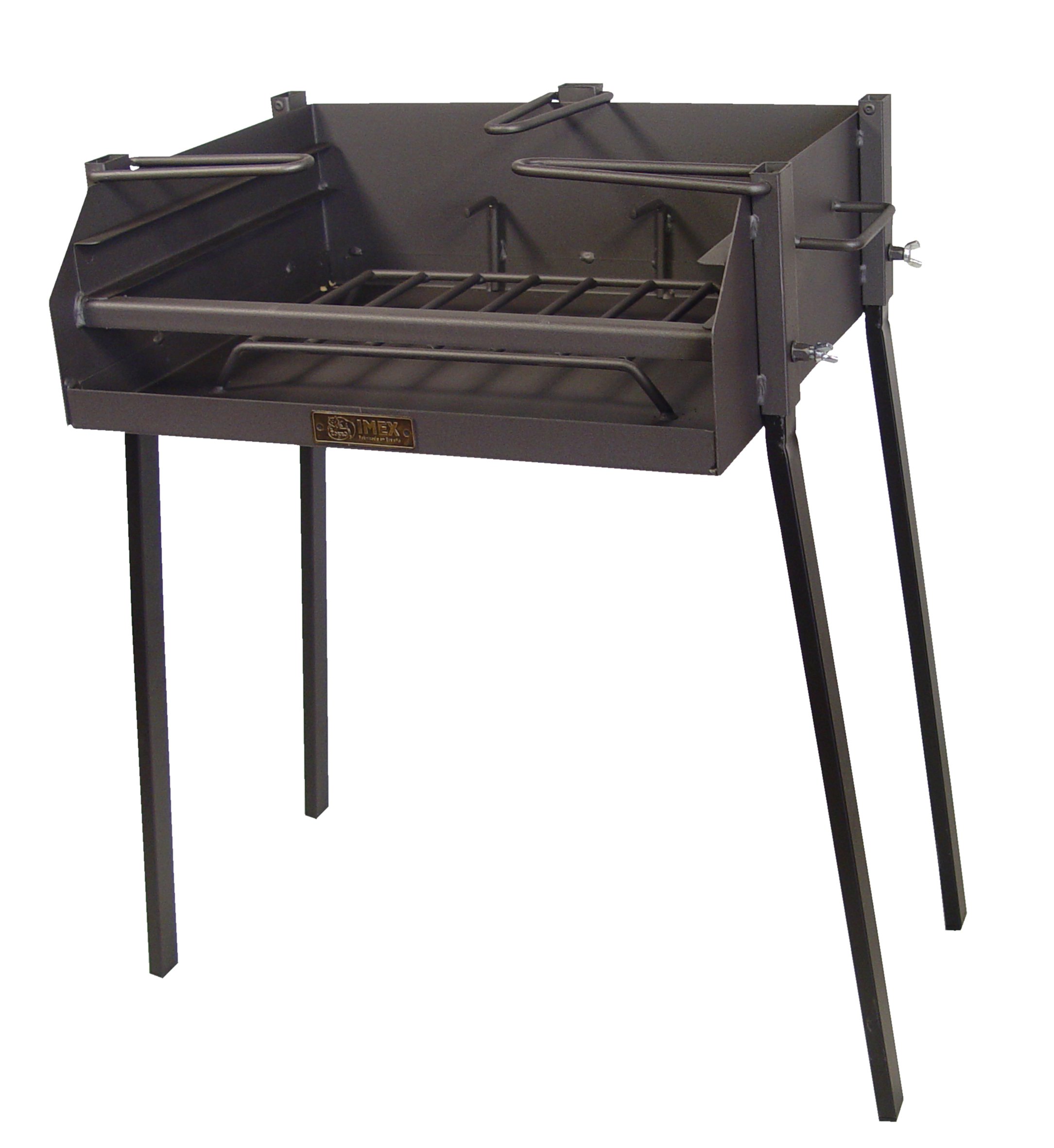Imex El Zorro 71588 - Kit Barbacoa Cuadrada, 50 x 40 x 75 cm, Color Negro