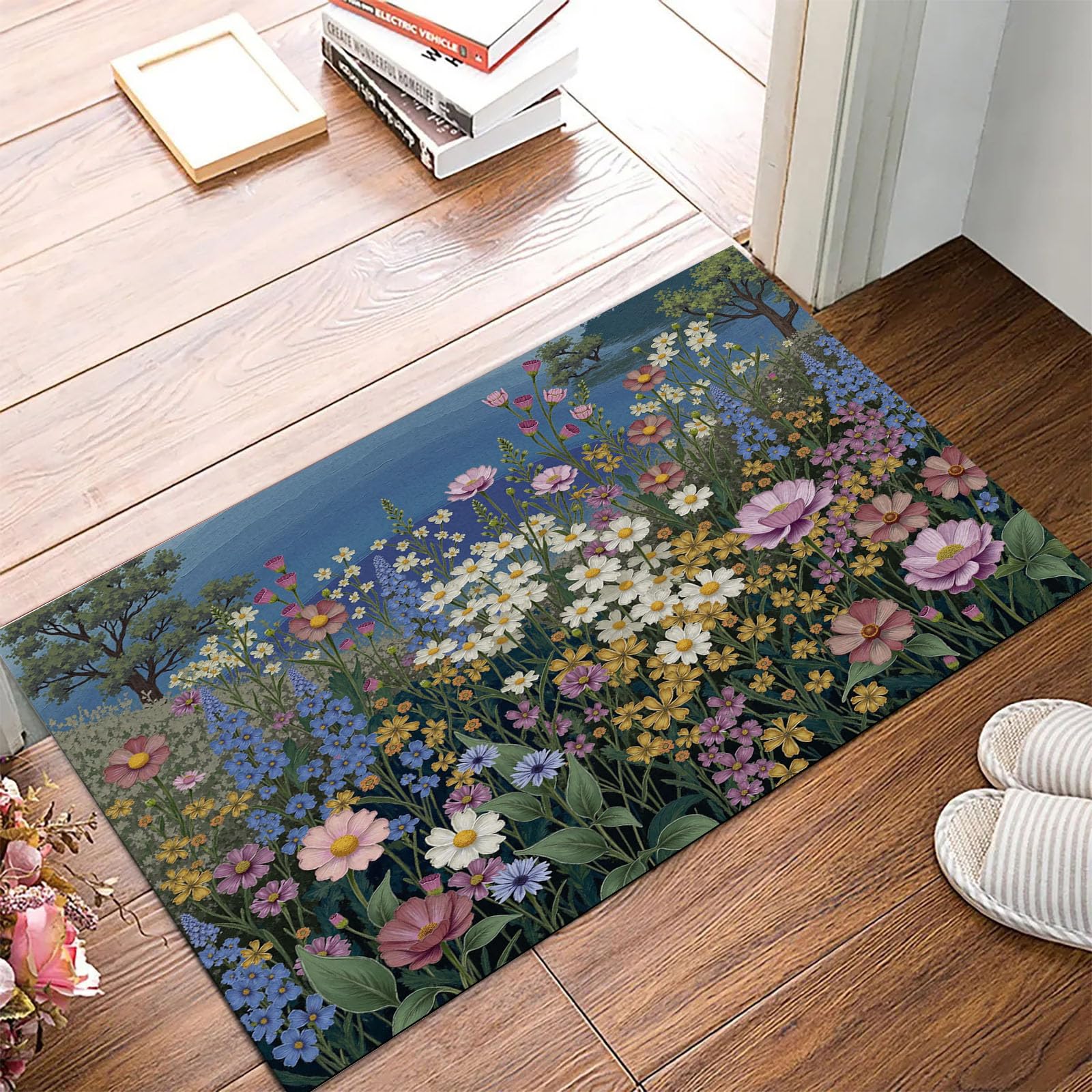 Tapis entrée intérieur extérieur lavable anti-saleté et sécurisé