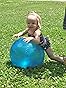Amazon.com: B. toys – Bouncy Ball – Ride On Blue Hopper Ball – Sit ...
