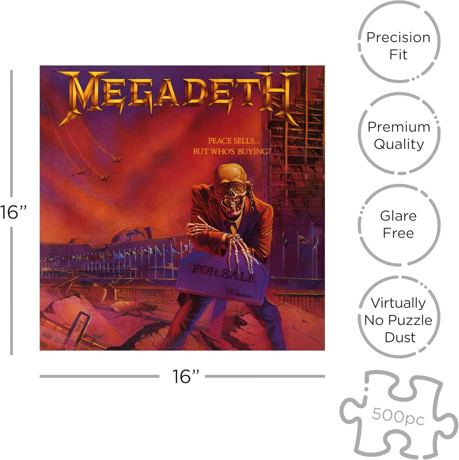 Megadeth Peace Sells...But Who's Buying? (500 Piece Jigsaw Puzzle)