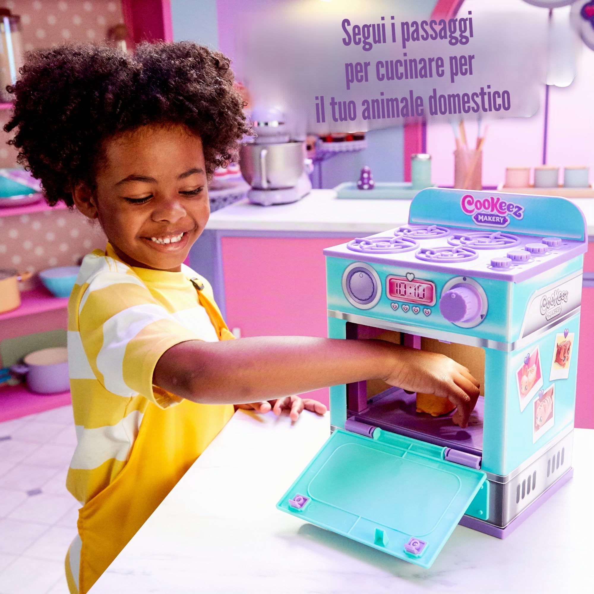 Giochi Preziosi Cookez Makery Forno Cookeez Makery, Crea un Delizioso Peluche Profumato e Interattivi, Con Utensili da Cucina Inclusi e Divertiti con il Gioco Creativo
