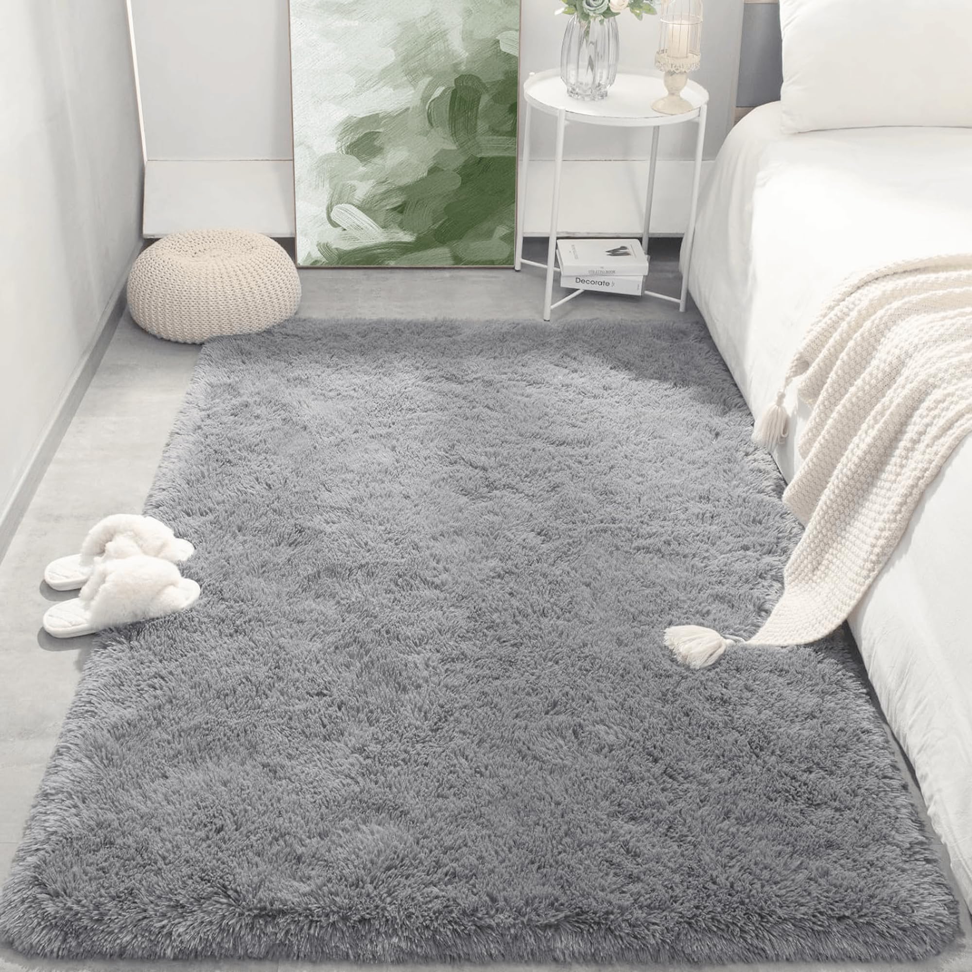 Tapis salon antidérapant 290 x 410 cm moquette soft grand format
