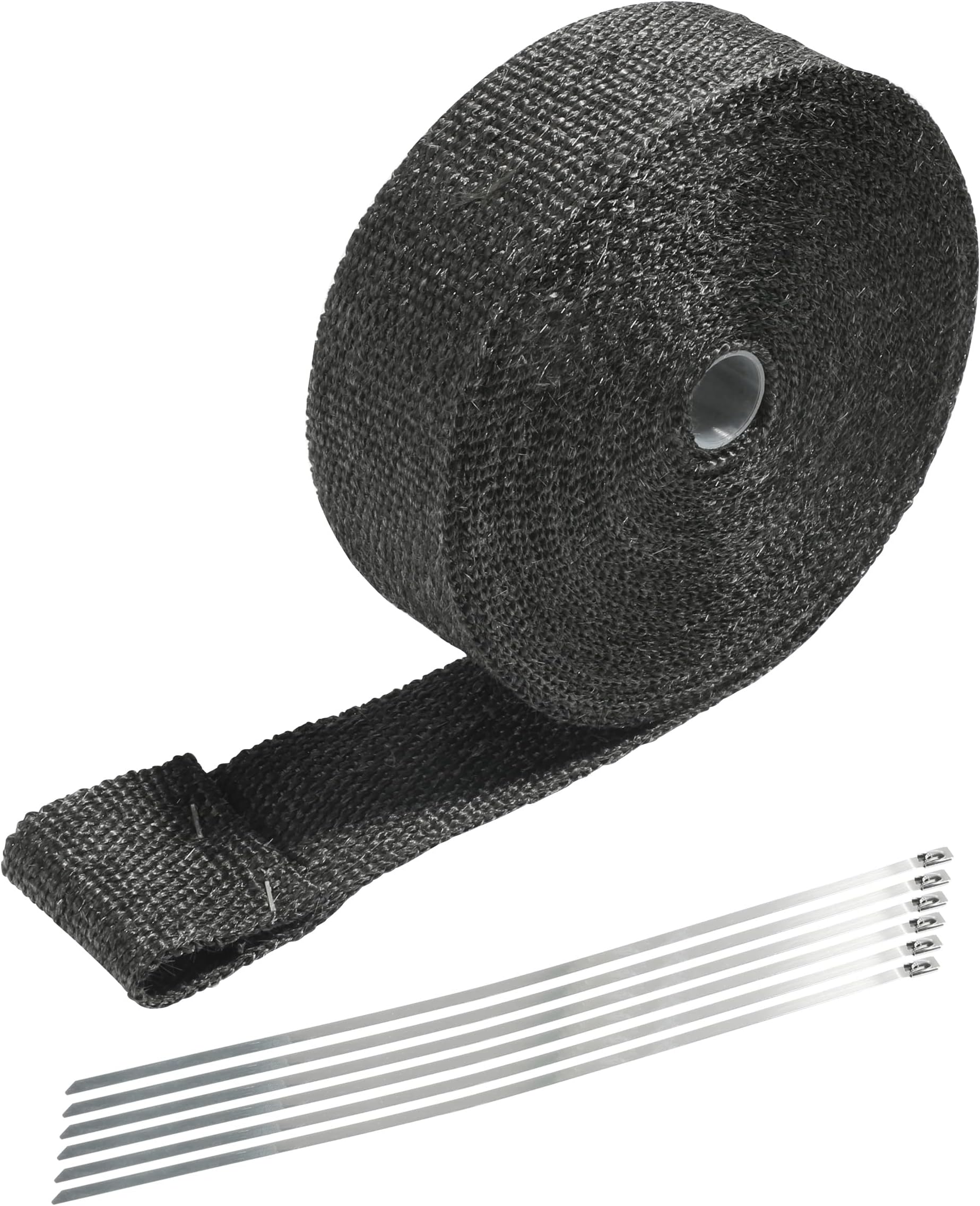 AOCISKA 2"x50' Exhaust Wrap,Black Exhaust Heat Wrap Roll